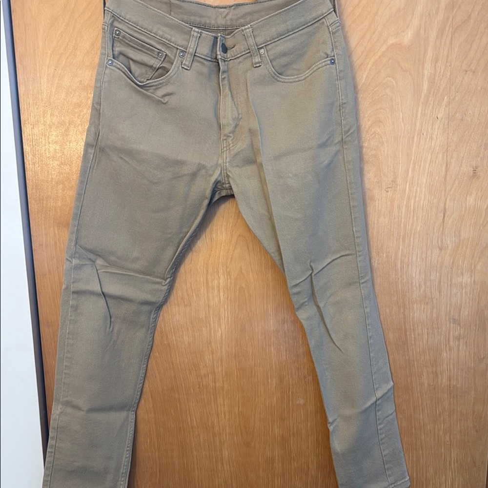 Men's Tan Levi Khaki Jeans